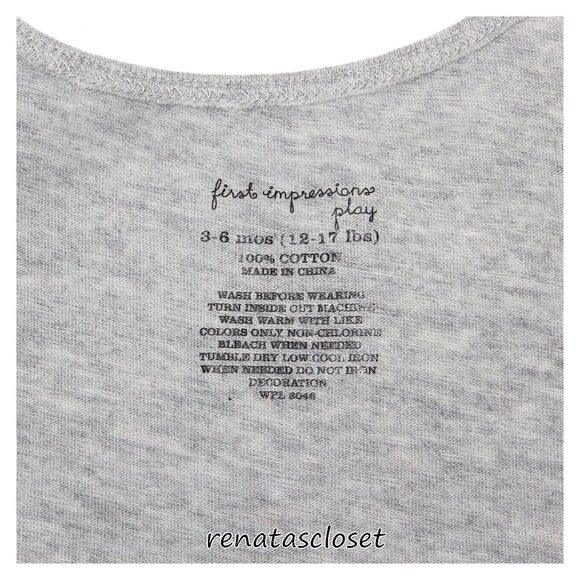 First Impressions Baby Girls' Geo Printed Sleeveless Tunic NWT - Picture 7 of 8